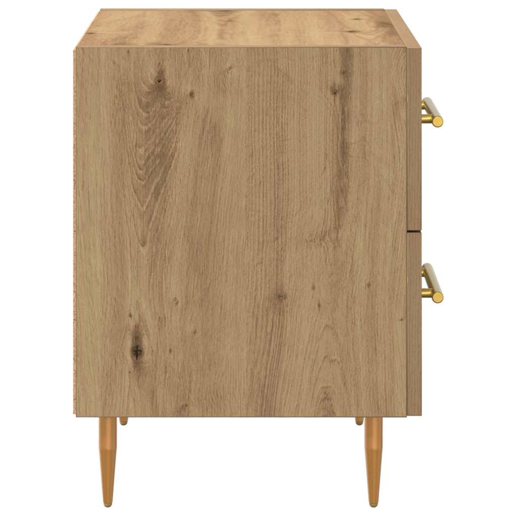 Éjjeliszekrény 2 db Artisan tölgy 40 x 35 x 47,5 cm Szerelt Fa