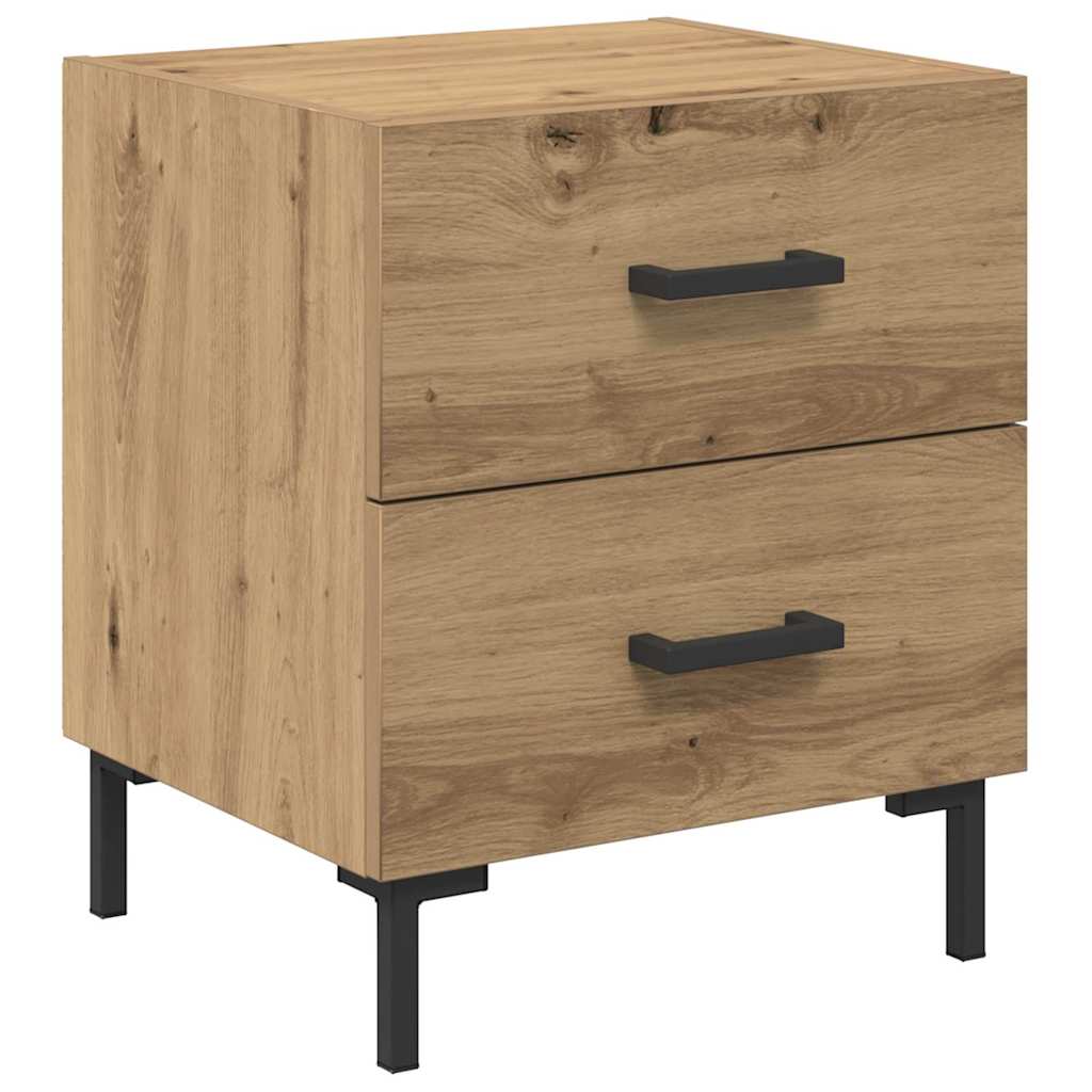 Éjjeliszekrény 2 db Artisan tölgy 40 x 35 x 47,5 cm Szerelt Fa
