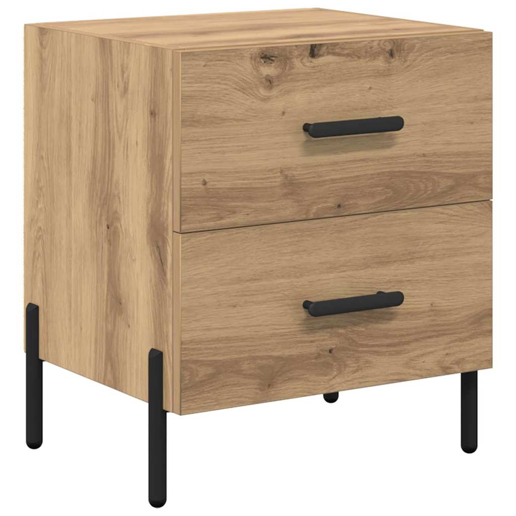 Éjjeliszekrény 2 db Artisan tölgy 40 x 35 x 47,5 cm Szerelt Fa