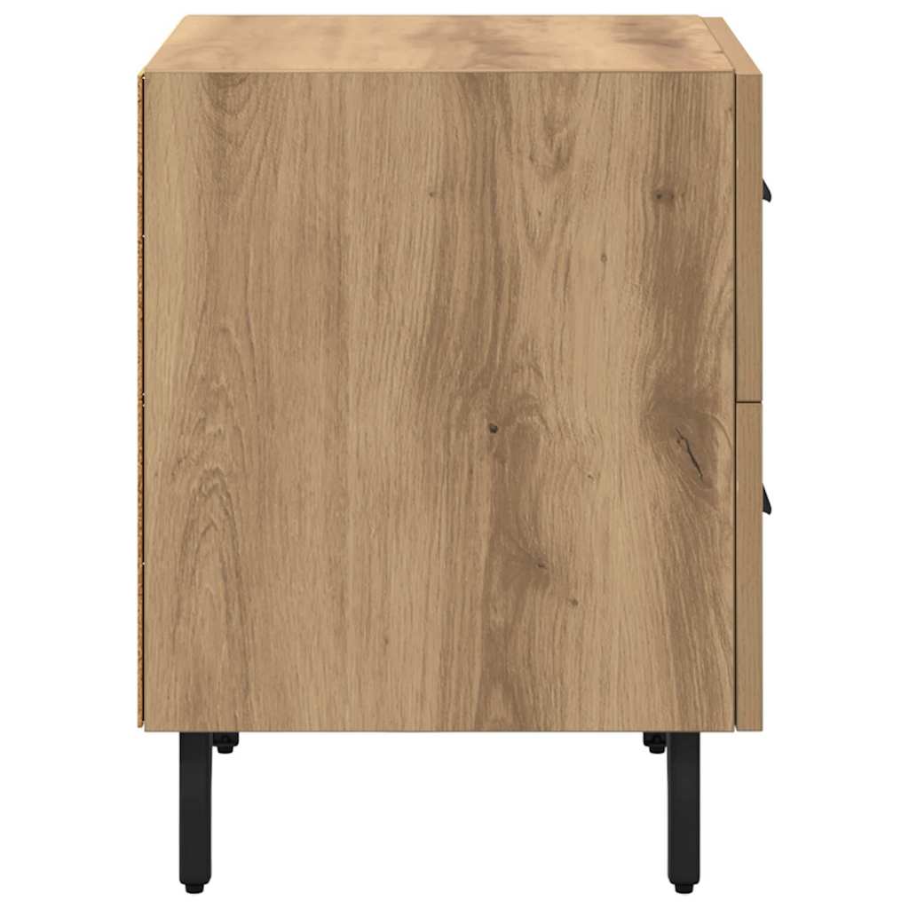 Éjjeliszekrény 2 db Artisan tölgy 40 x 35 x 47,5 cm Szerelt Fa