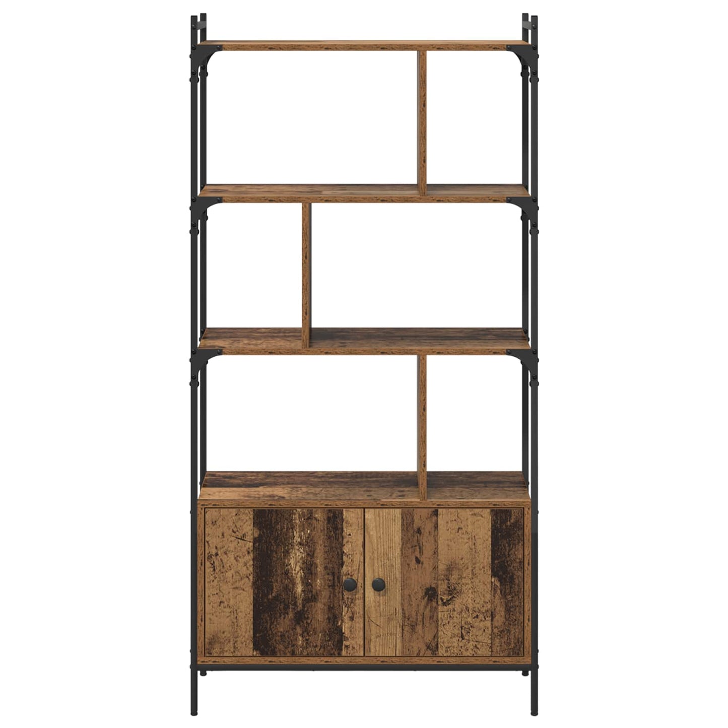 Könyvszekrény 6 szintes 76,5 x 30 x 154,5 cm Szerelt Fa