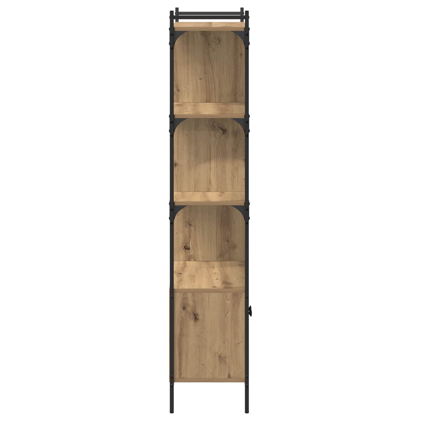 Könyvszekrény 6 szintes 76,5 x 30 x 154,5 cm Faanyag
