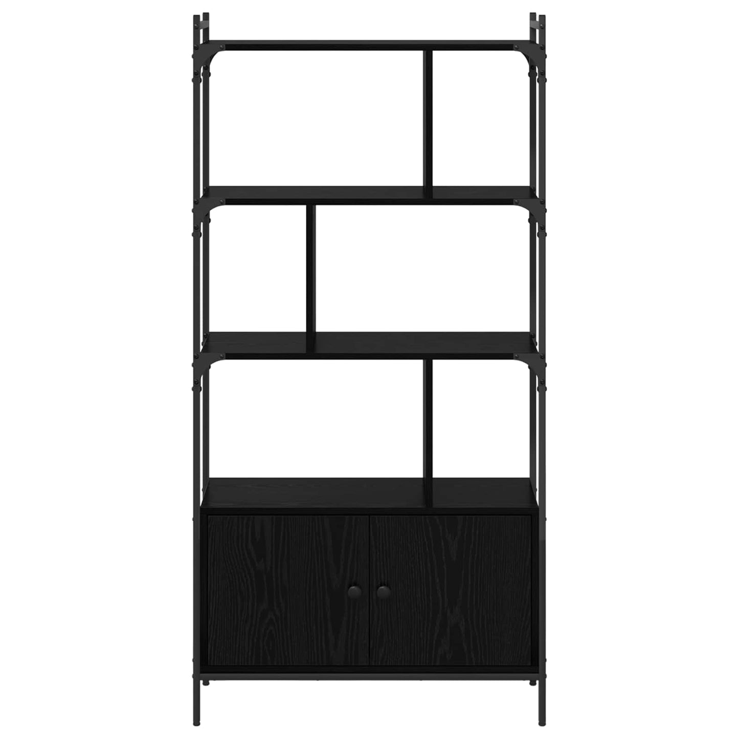 Könyvszekrény 6 szintes 76,5 x 30 x 154,5 cm Szerelt Fa