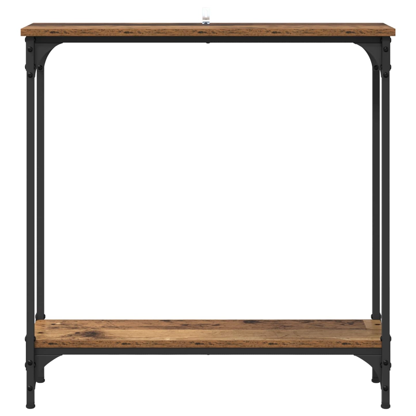 Konzolasztal Öreg fa 75 x 22,5 x 75 cm Szerelt Fa