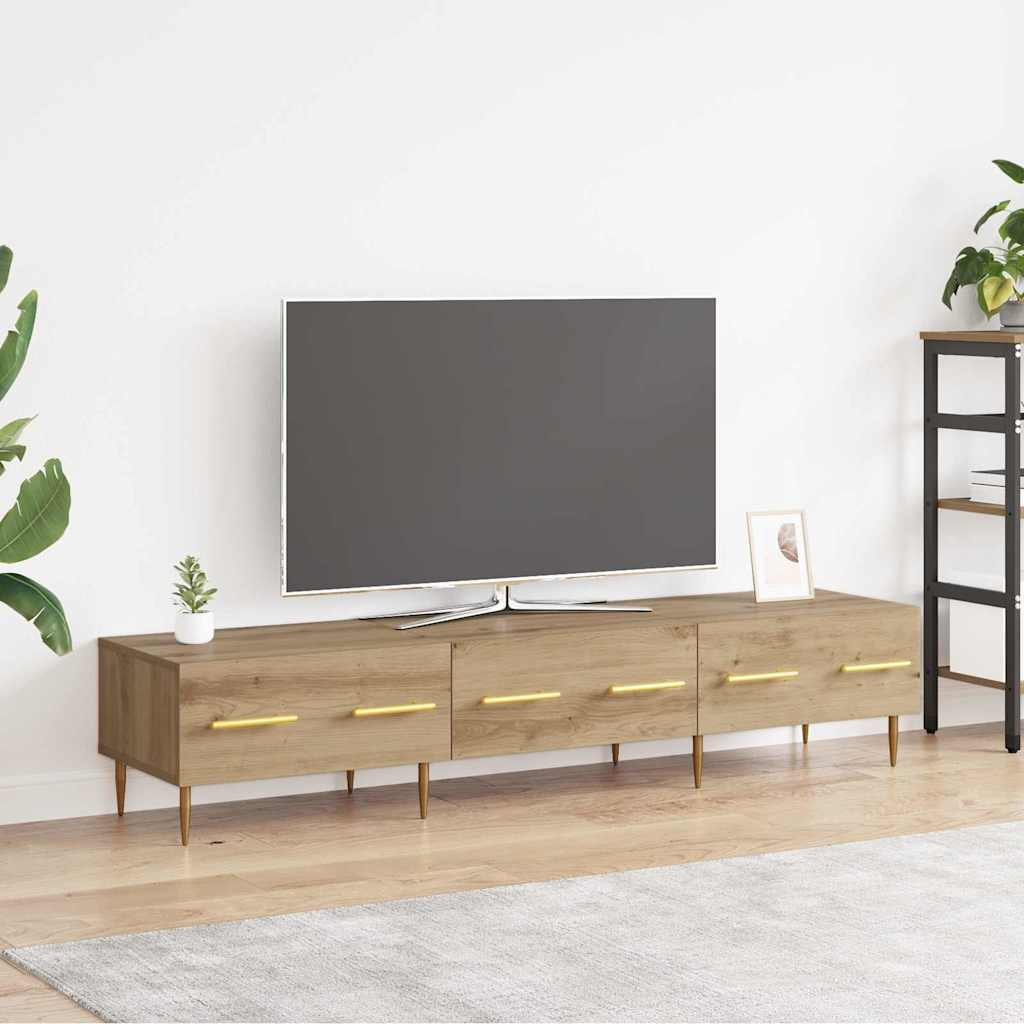 TV szekrény 150 x 36 x 30 cm Artisan tölgy Szerelt Fa