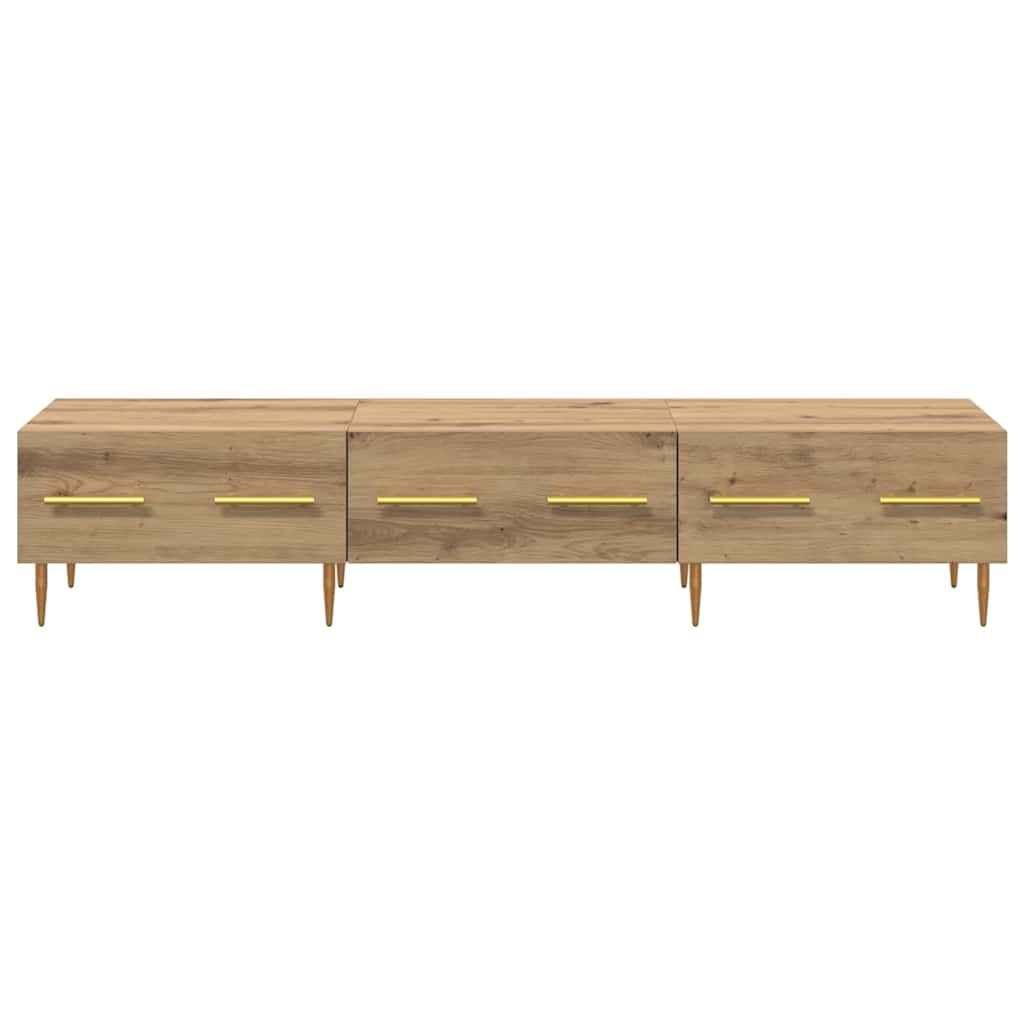 TV szekrény 150 x 36 x 30 cm Artisan tölgy Szerelt Fa