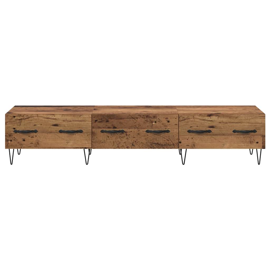 TV szekrény 150 x 36 x 30 cm Régi fa Szerelt Fa