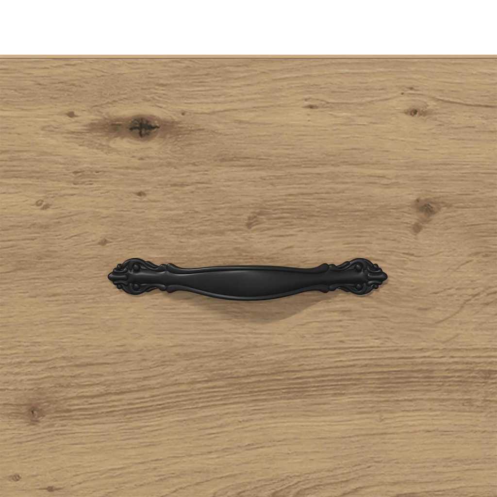 TV szekrény 150 x 36 x 30 cm kézműves tölgy Szerelt Fa