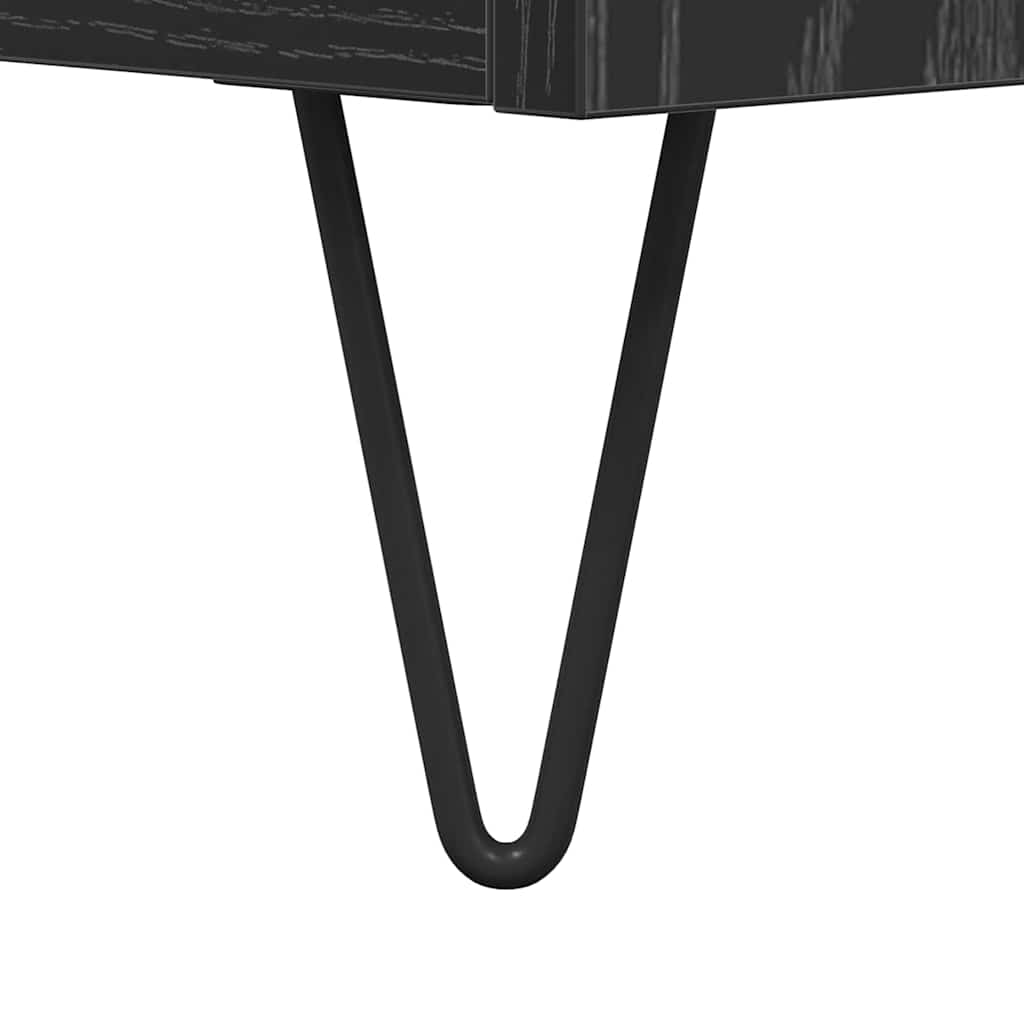 TV szekrény 150 x 36 x 30 cm Musta tammi Szerelt Fa