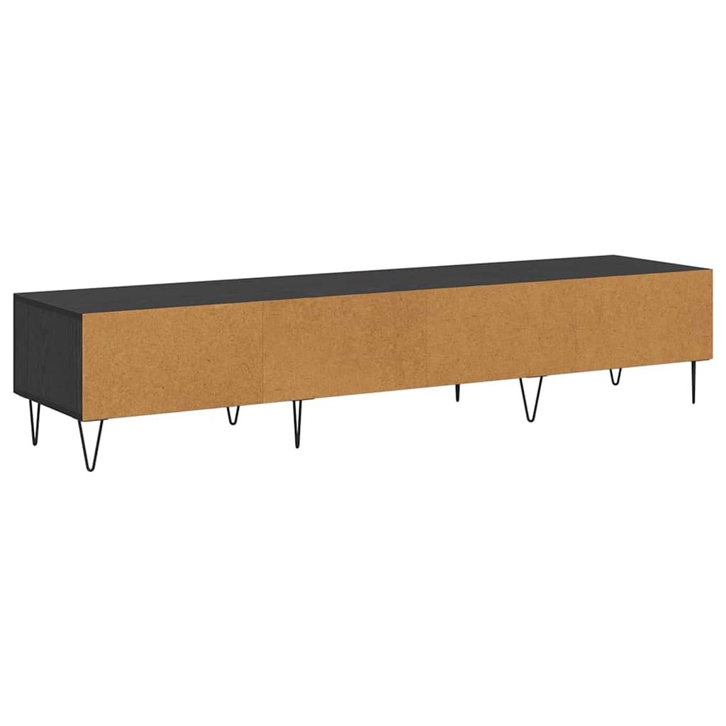 TV szekrény 150 x 36 x 30 cm Musta tammi Szerelt Fa