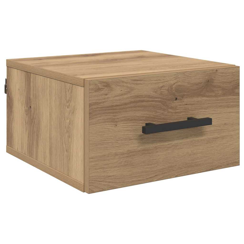 Éjjeliszekrény 35 x 35 x 20 cm Szerelt Fa kézműves tölgy