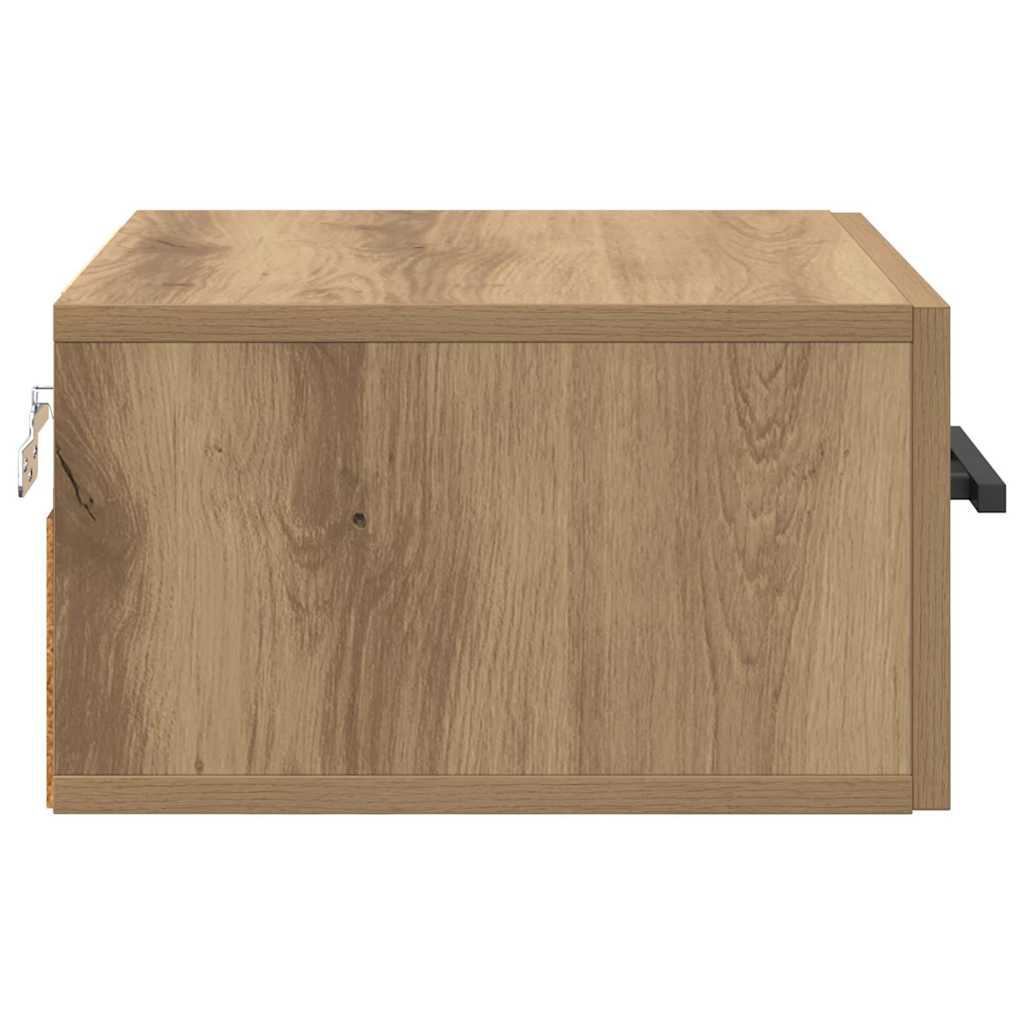 Éjjeliszekrény 35 x 35 x 20 cm Szerelt Fa kézműves tölgy