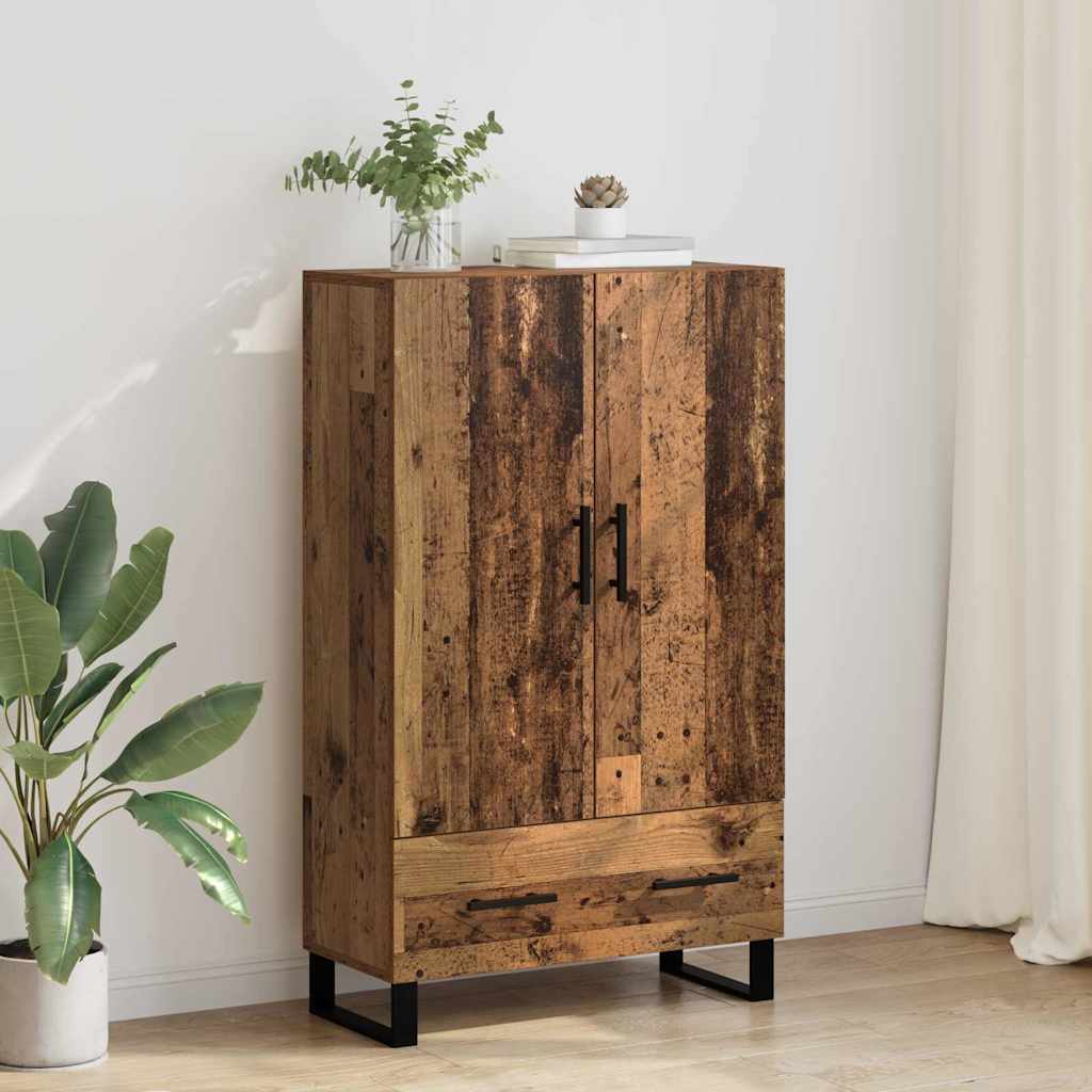 Magasfiú Öreg fa 69,5 x 30 x 115 cm Szerelt Fa