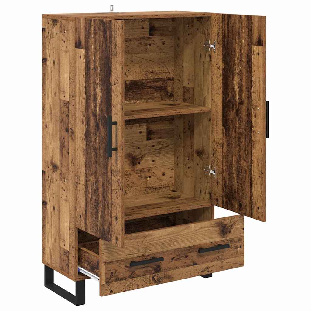 Magasfiú Öreg fa 69,5 x 30 x 115 cm Szerelt Fa