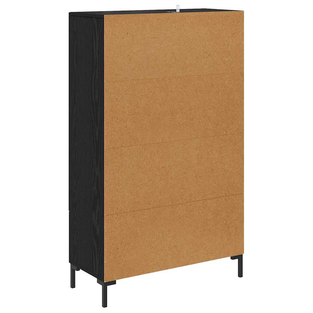Magasfiú Fekete tölgy 69,5 x 31 x 115 cm Szerelt Fa
