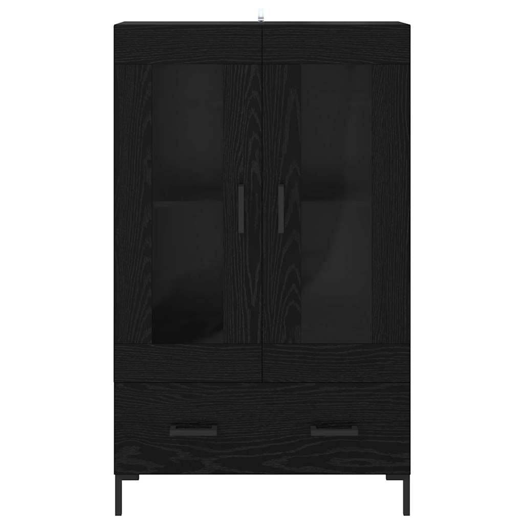 Magasfiú Fekete tölgy 69,5 x 31 x 115 cm Szerelt Fa
