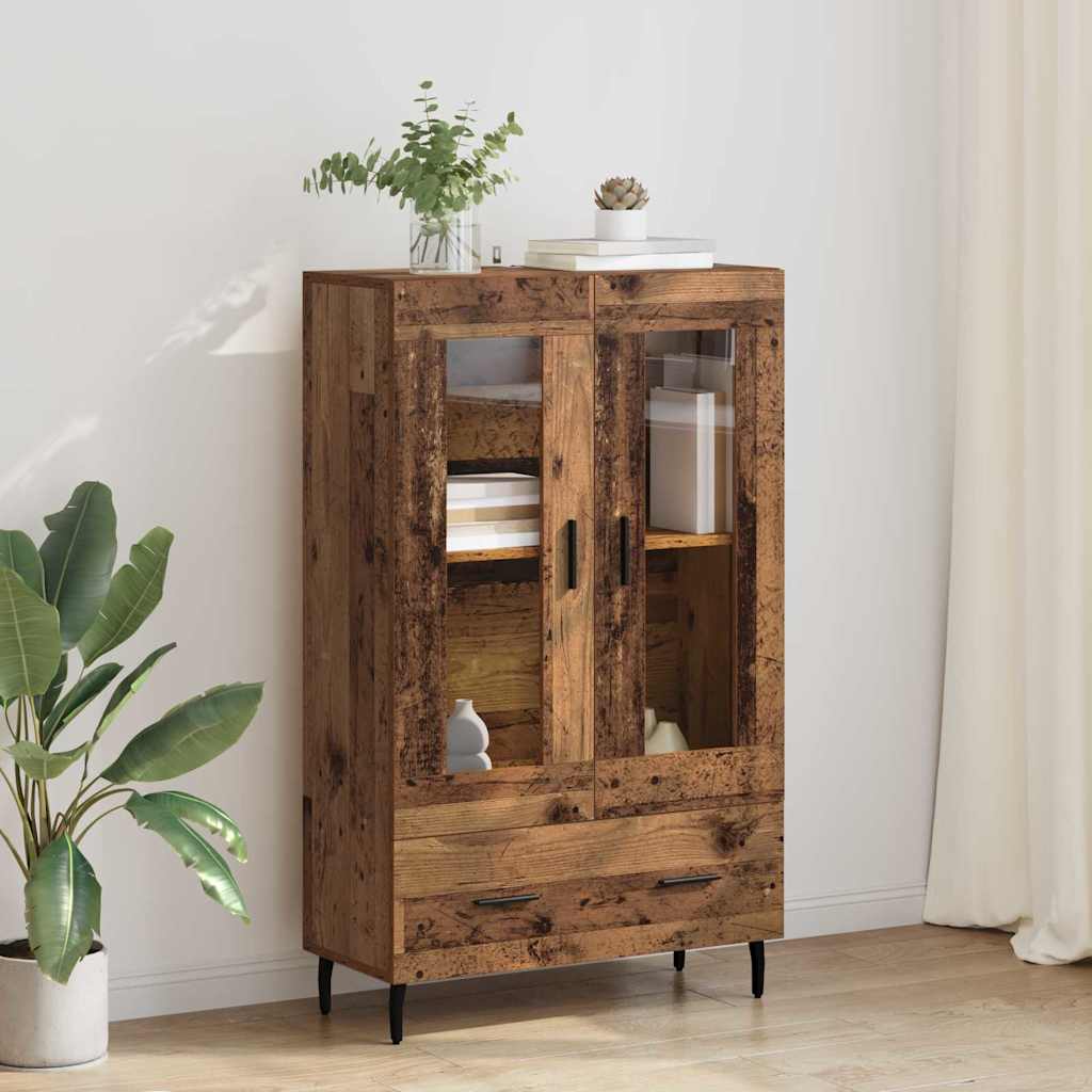 Magasfiú Öreg fa 69,5 x 31 x 115 cm Szerelt Fa