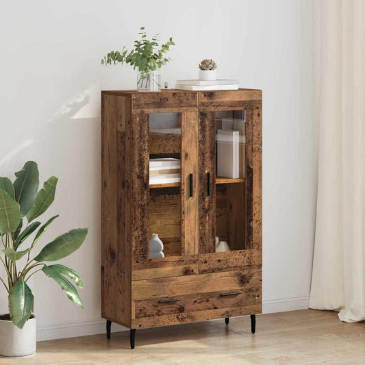 Magasfiú fiókkal Öreg fa 69,5 x 31 x 115 cm Faanyag