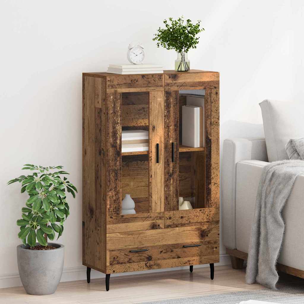 Magasfiú Öreg fa 69,5 x 31 x 115 cm Szerelt Fa