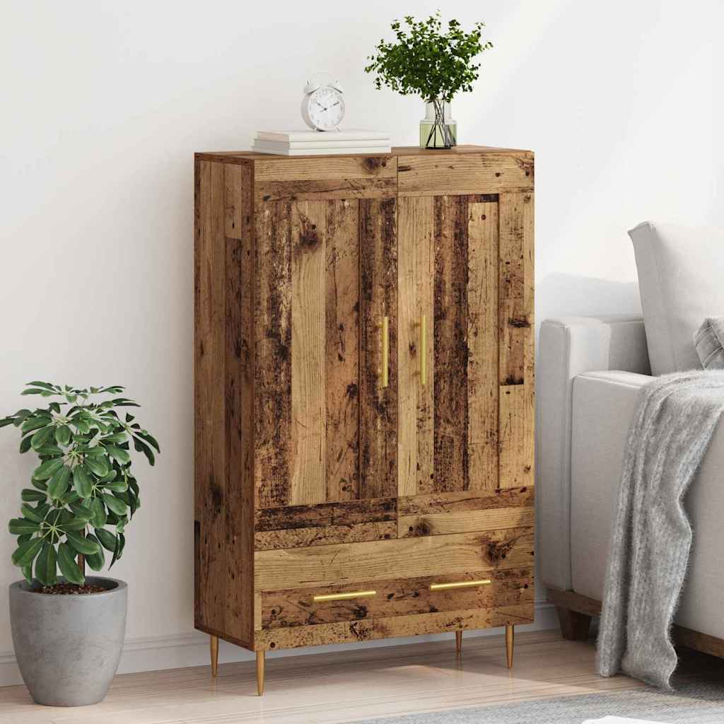 Magasfiú Öreg fa 69,5 x 31 x 115 cm Szerelt Fa
