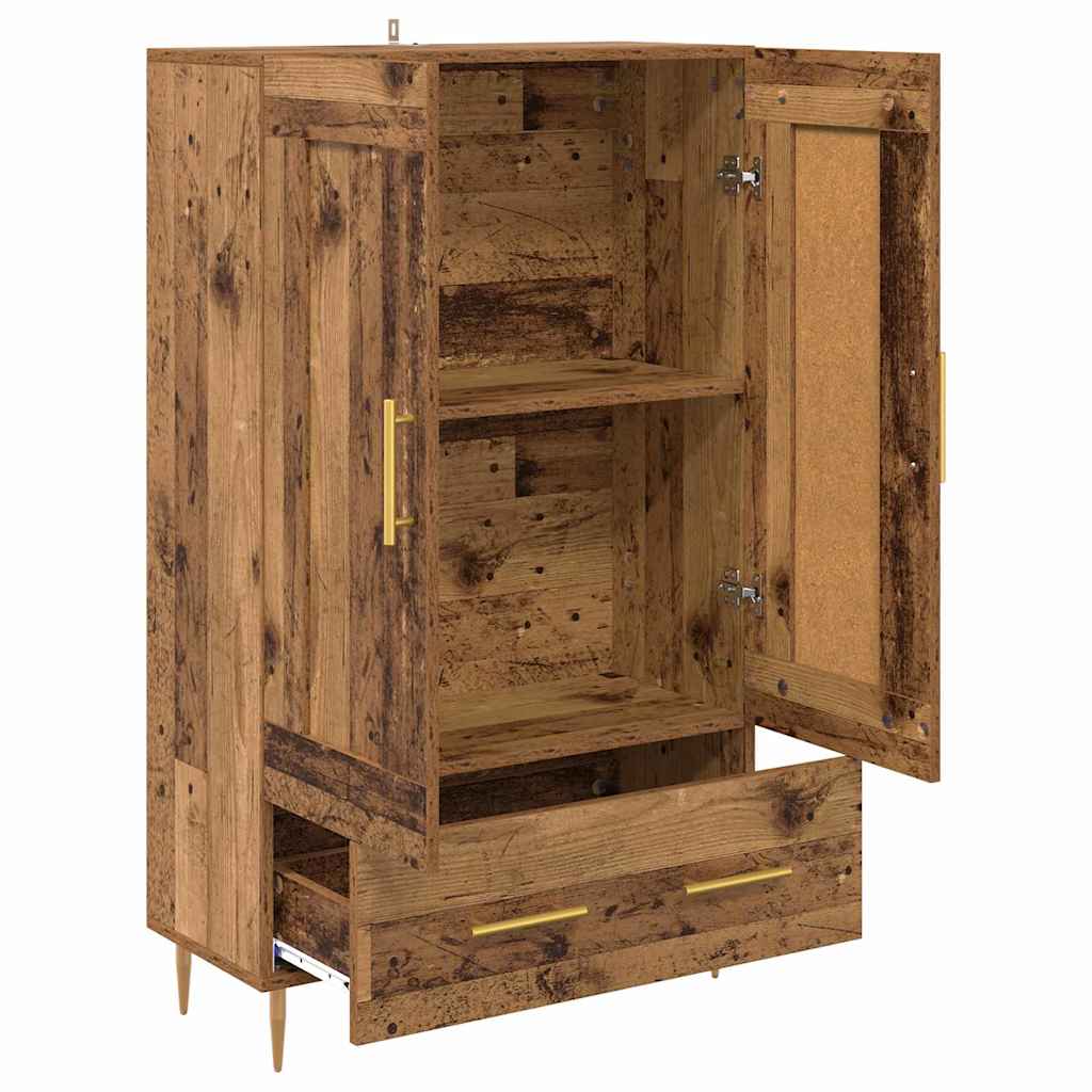 Magasfiú Öreg fa 69,5 x 31 x 115 cm Szerelt Fa