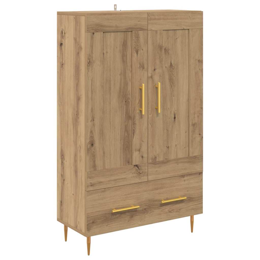 Magasfiú Artisan tölgy 69,5 x 31 x 115 cm Szerelt Fa