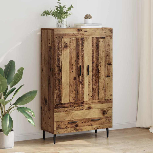 Magasfiú fiókkal Öreg fa 69,5 x 31 x 115 cm Faanyag