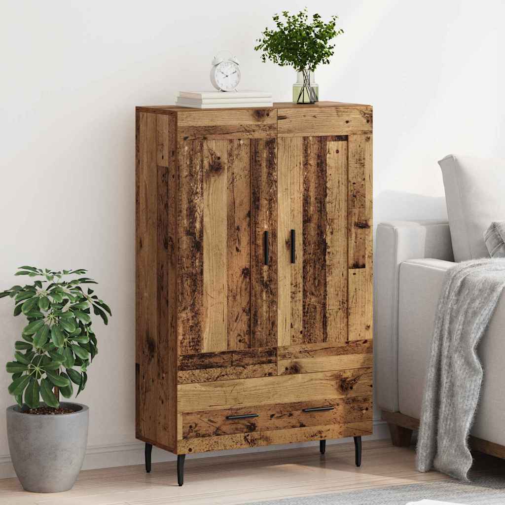 Magasfiú Öreg fa 69,5 x 31 x 115 cm Szerelt Fa