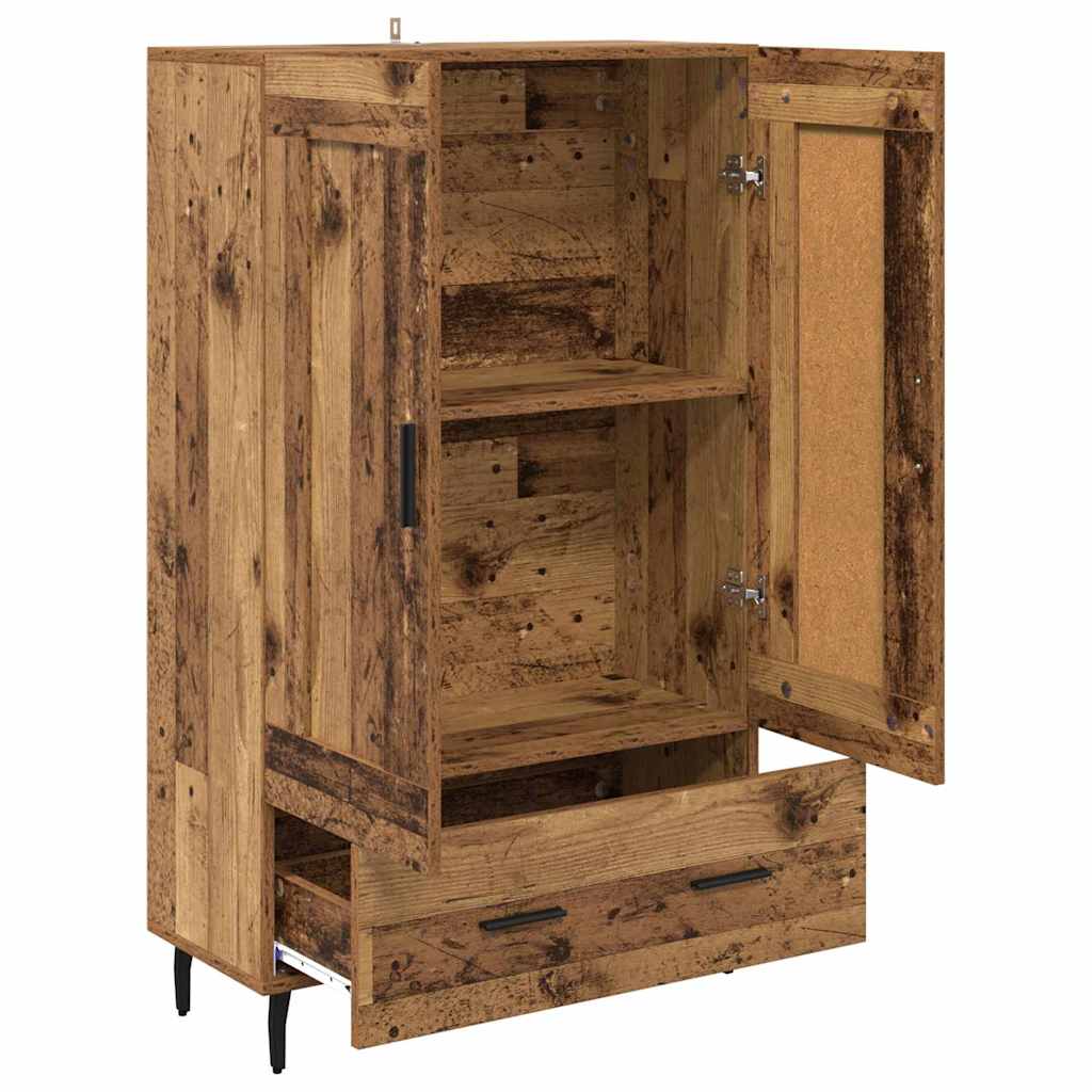 Magasfiú Öreg fa 69,5 x 31 x 115 cm Szerelt Fa