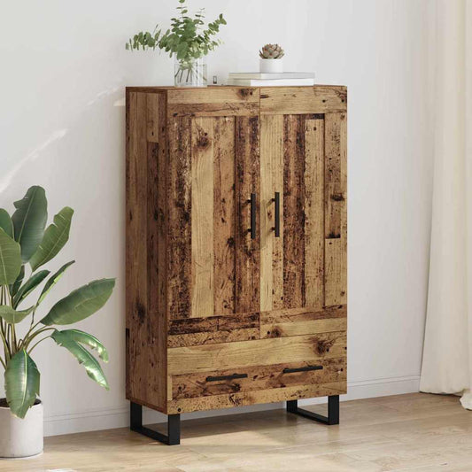 Magasfiú fiókkal Öreg fa 69,5 x 31 x 115 cm Faanyag