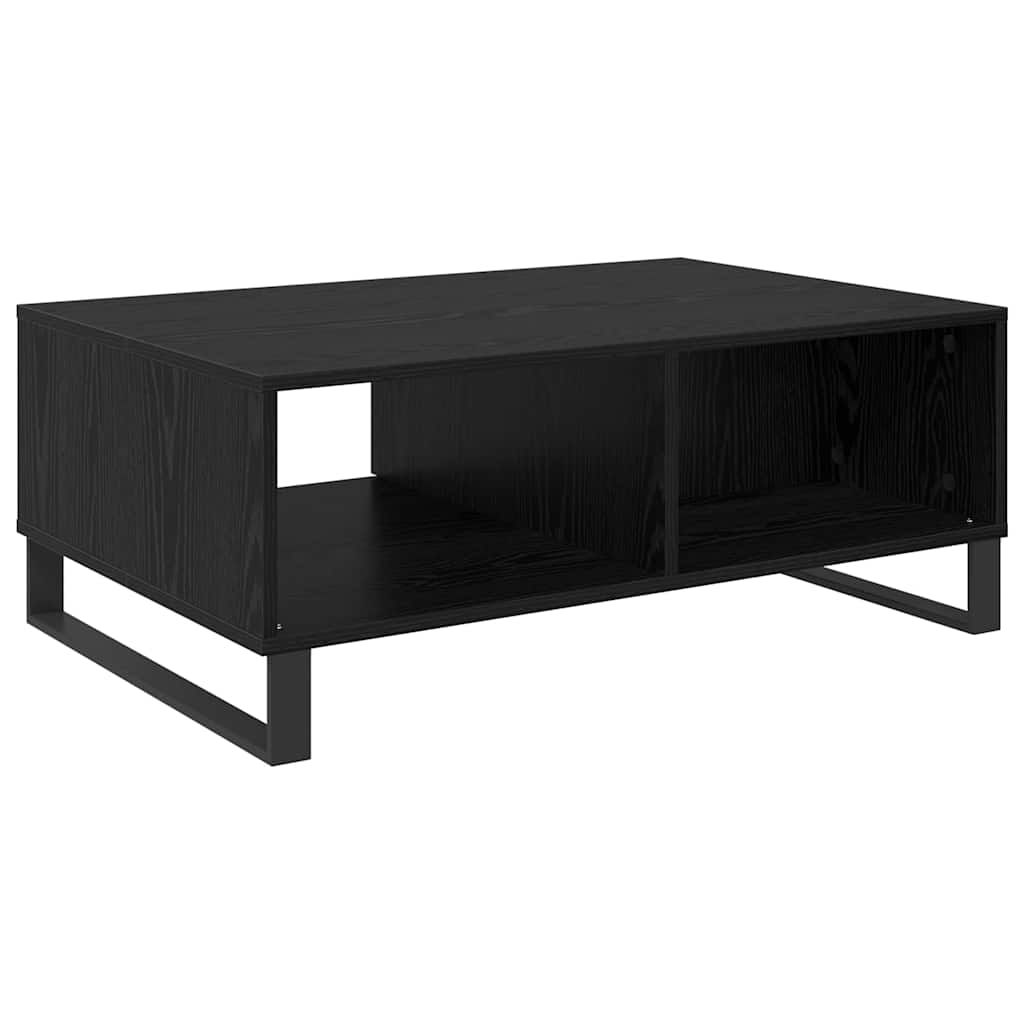 Dohányzóasztal Fekete tölgy 90 x 60 x 35 cm Szerelt Fa