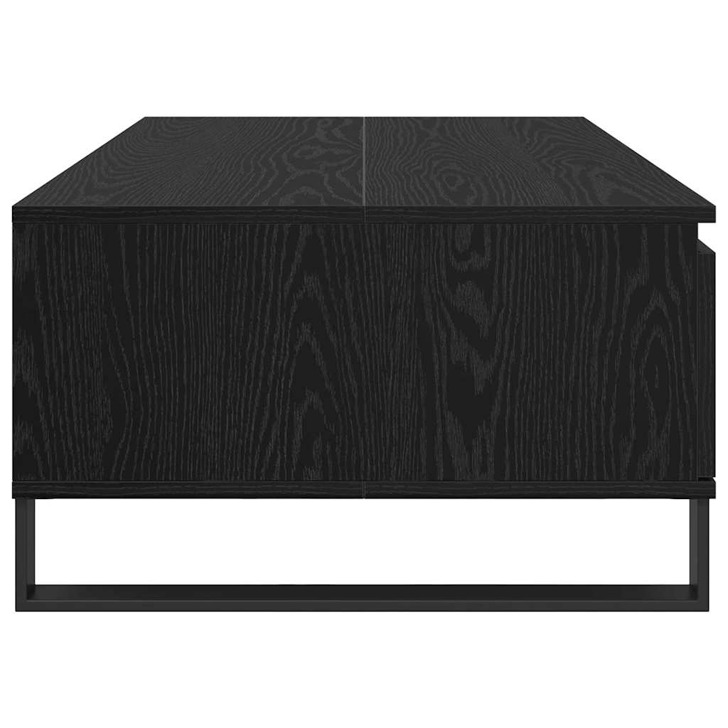 Dohányzóasztal Fekete tölgy 90 x 60 x 35 cm Szerelt Fa