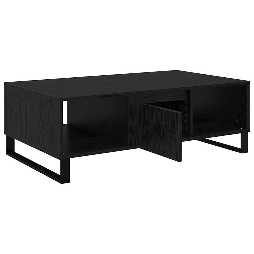 Dohányzóasztal Fekete tölgy 104 x 60 x 35 cm Szerelt Fa