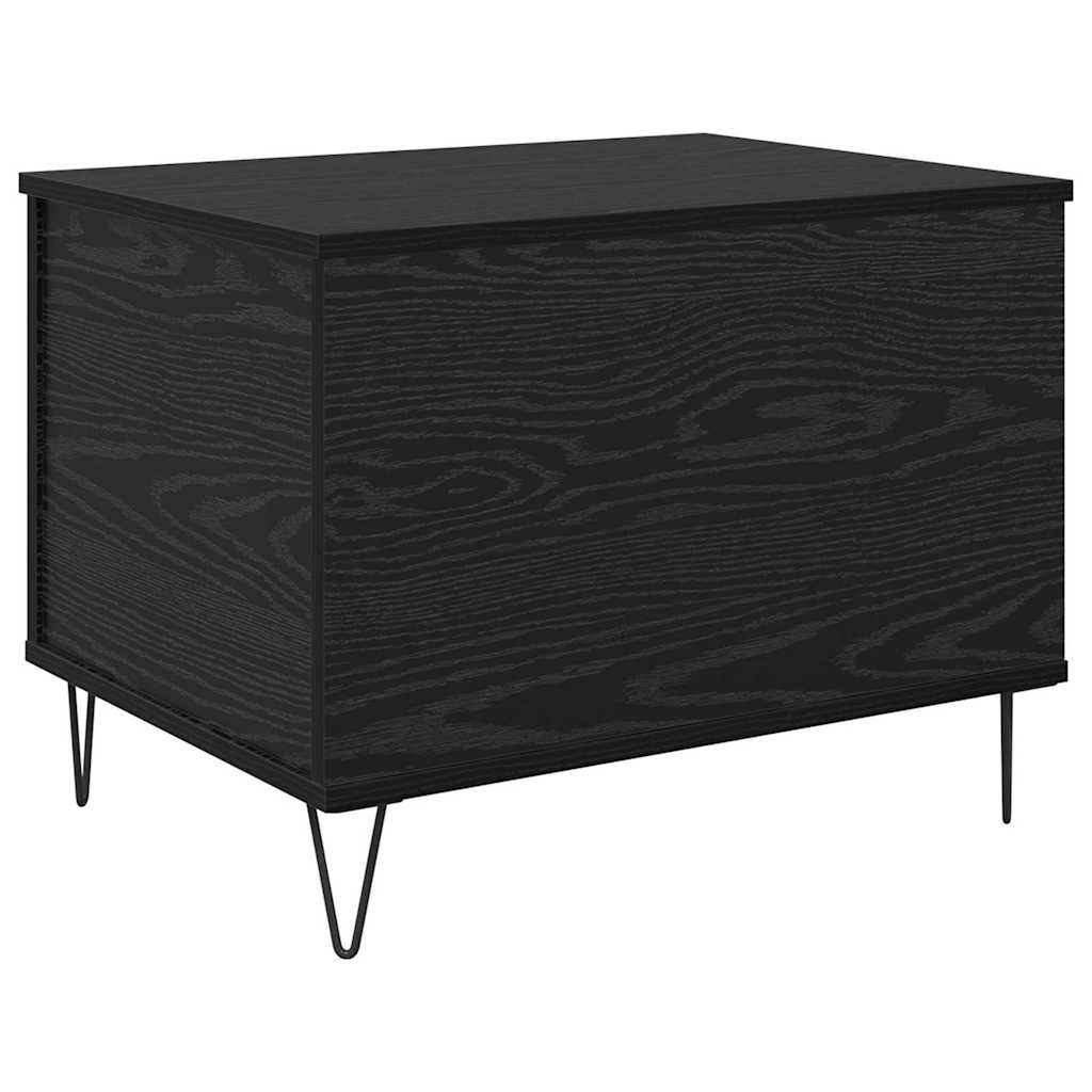 Dohányzóasztal Fekete tölgy 60 x 44,5 x 45 cm Szerelt Fa