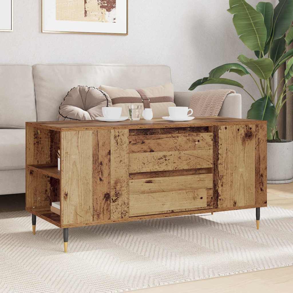 Dohányzóasztal Öreg fa 102 x 44,5 x 50 cm Szerelt Fa