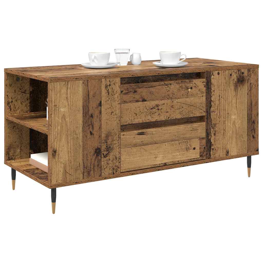Dohányzóasztal Öreg fa 102 x 44,5 x 50 cm Szerelt Fa