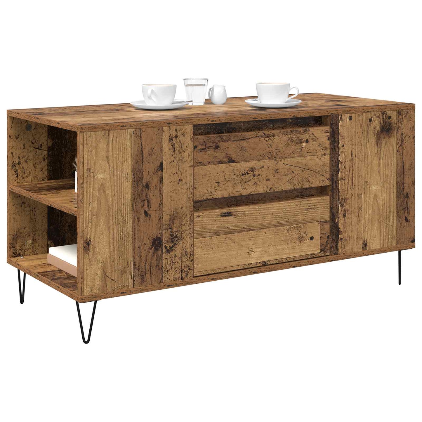 Dohányzóasztal Öreg fa 102 x 44,5 x 50 cm Szerelt Fa