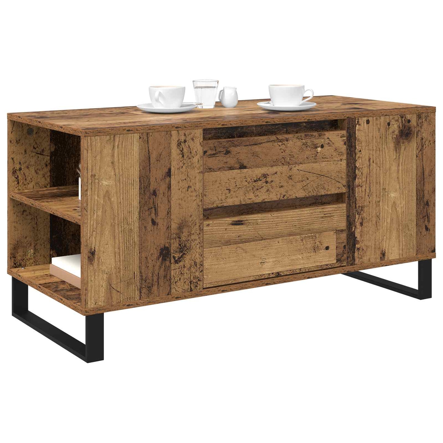 Dohányzóasztal Öreg fa 102 x 44,5 x 50 cm Szerelt Fa