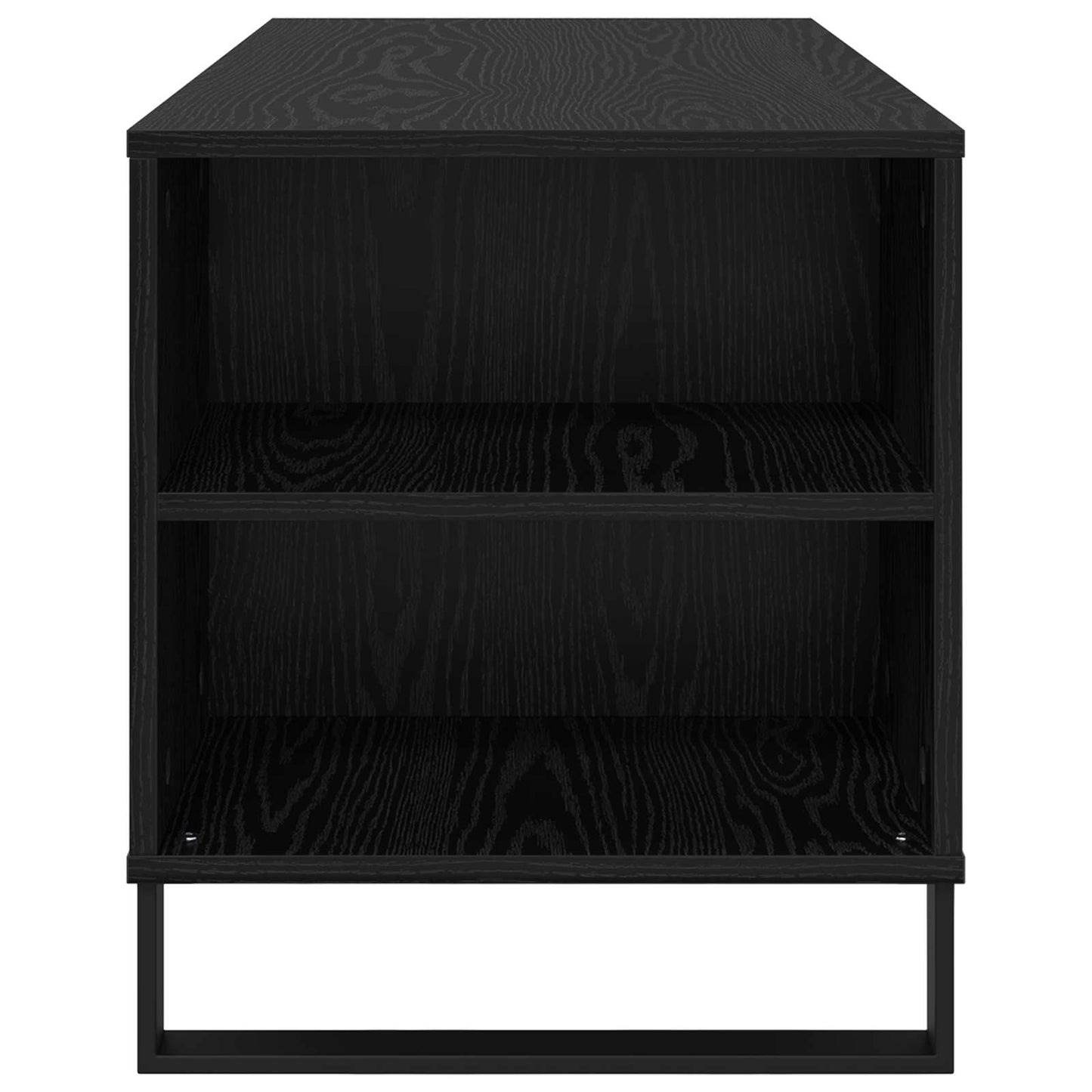 Dohányzóasztal Fekete tölgy 102 x 44,5 x 50 cm Szerelt Fa