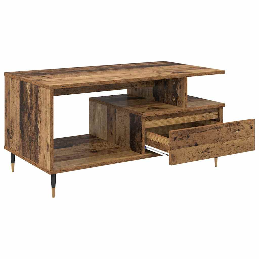 Dohányzóasztal Öreg fa 90 x 49 x 45 cm Szerelt Fa