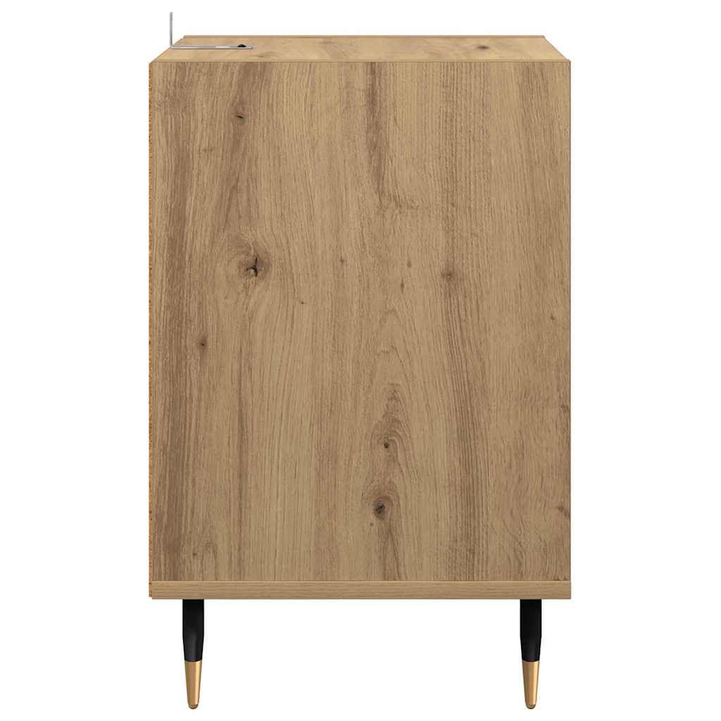 TV szekrény 100 x 35 x 55 cm Artisan tölgy Szerelt Fa