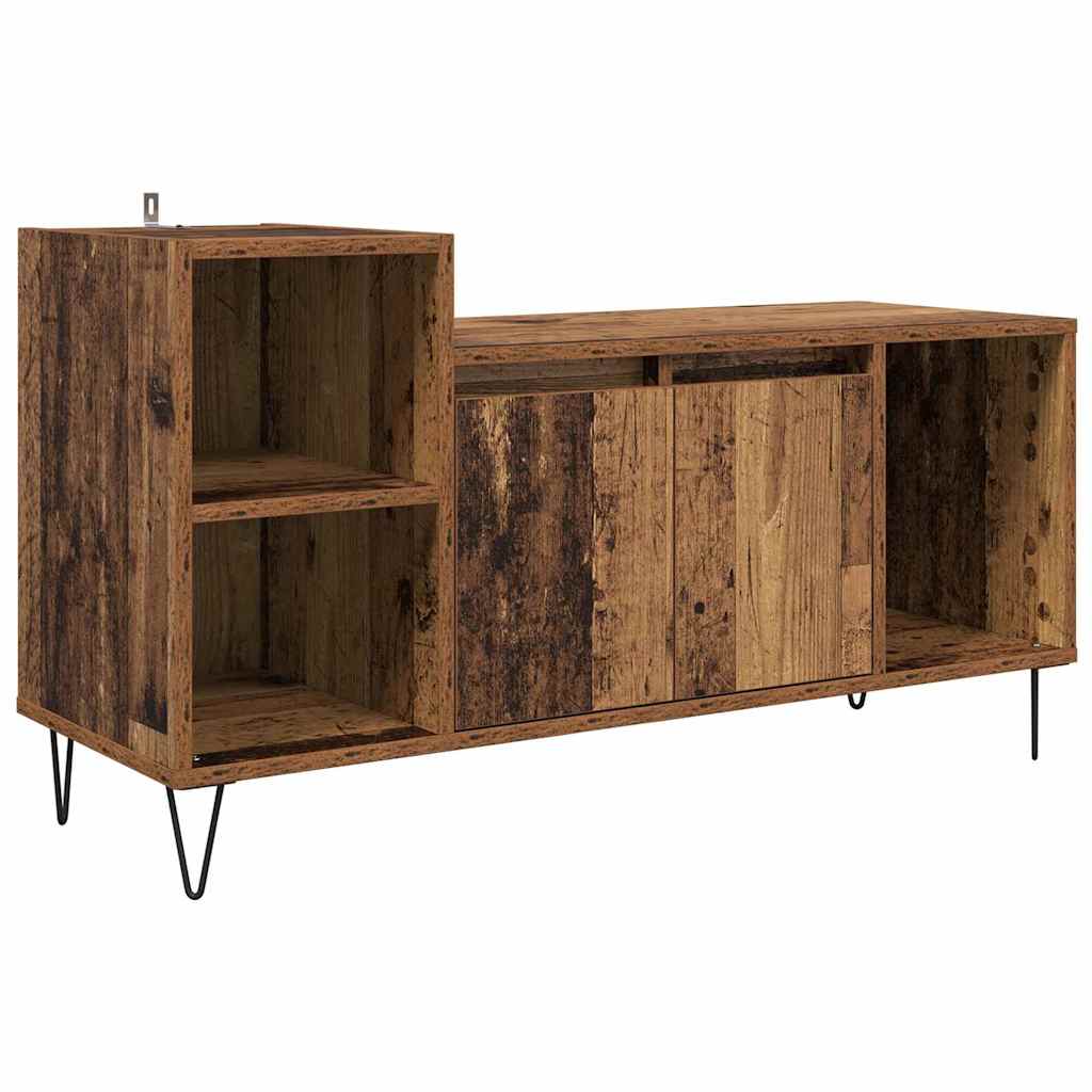 TV szekrény 100 x 35 x 55 cm Öreg fa Szerelt Fa