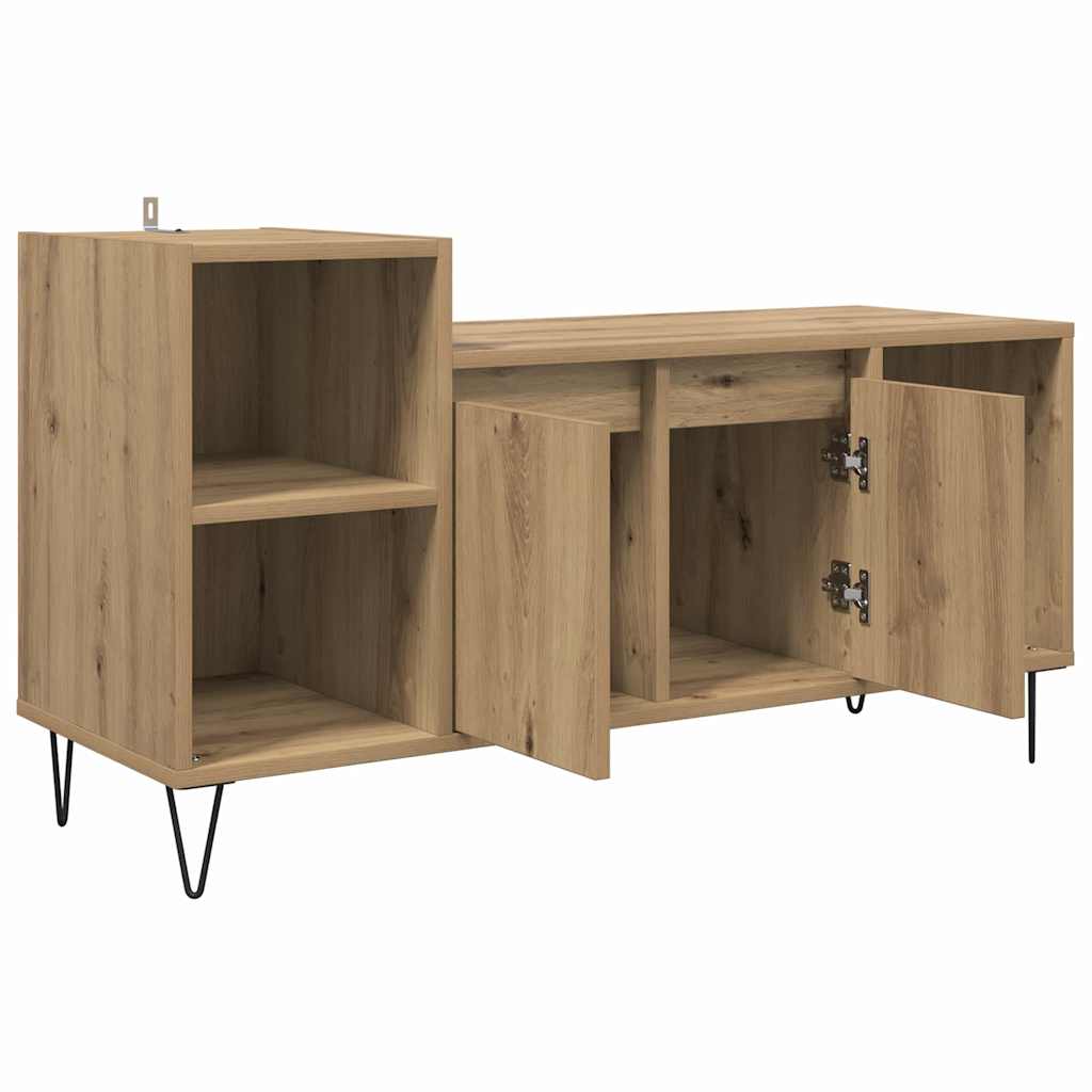 TV szekrény 100 x 35 x 55 cm Artisan tölgy Szerelt Fa