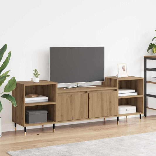 TV szekrény Artisan tölgy 160 x 35 x 55 cm Faanyag