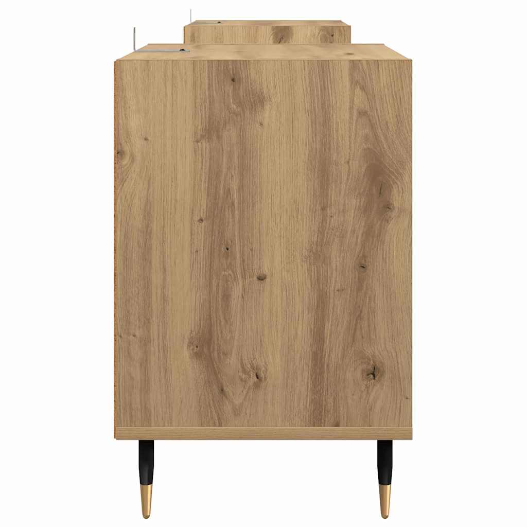 TV szekrény 160 x 35 x 55 cm Artisan tölgy Szerelt Fa