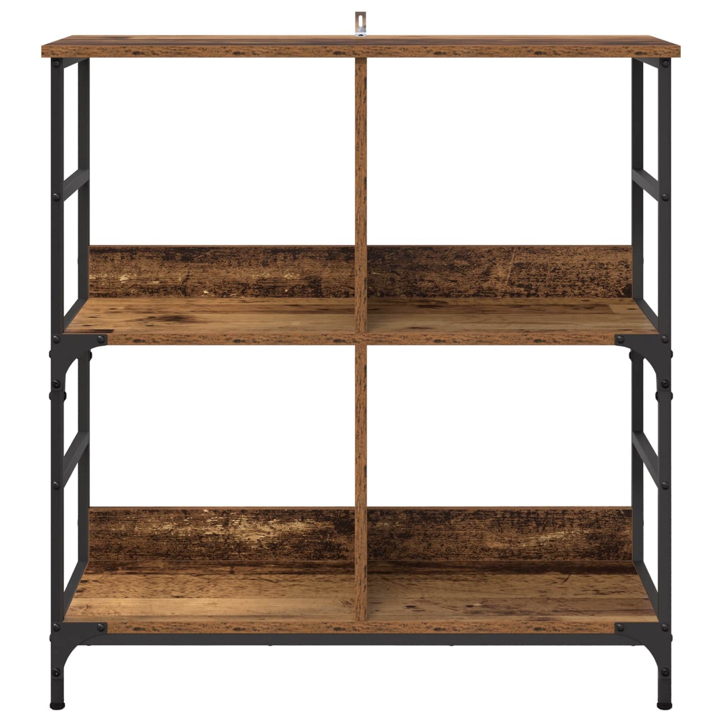 Könyvespolc 4 szintes 78.5 x 33 x 82 cm Szerelt Fa Régi fa