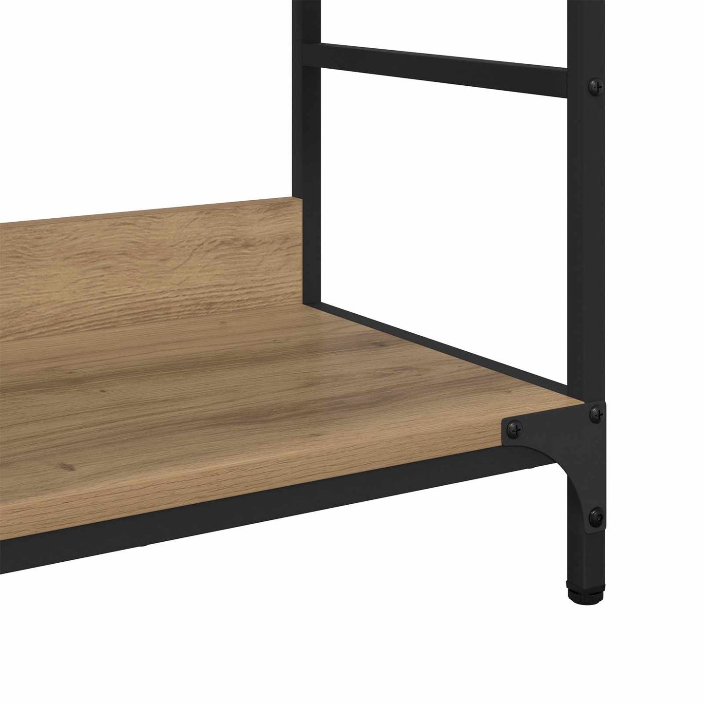 Könyvespolc 4 szintes 78.5 x 33 x 82 cm Faanyag kézműves tölgy