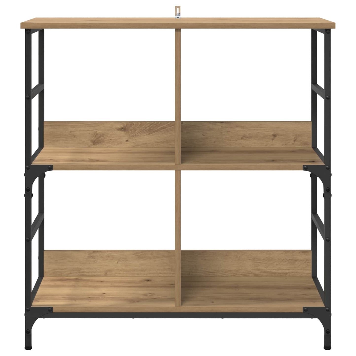 Könyvespolc 4 szintes 78.5 x 33 x 82 cm Faanyag kézműves tölgy