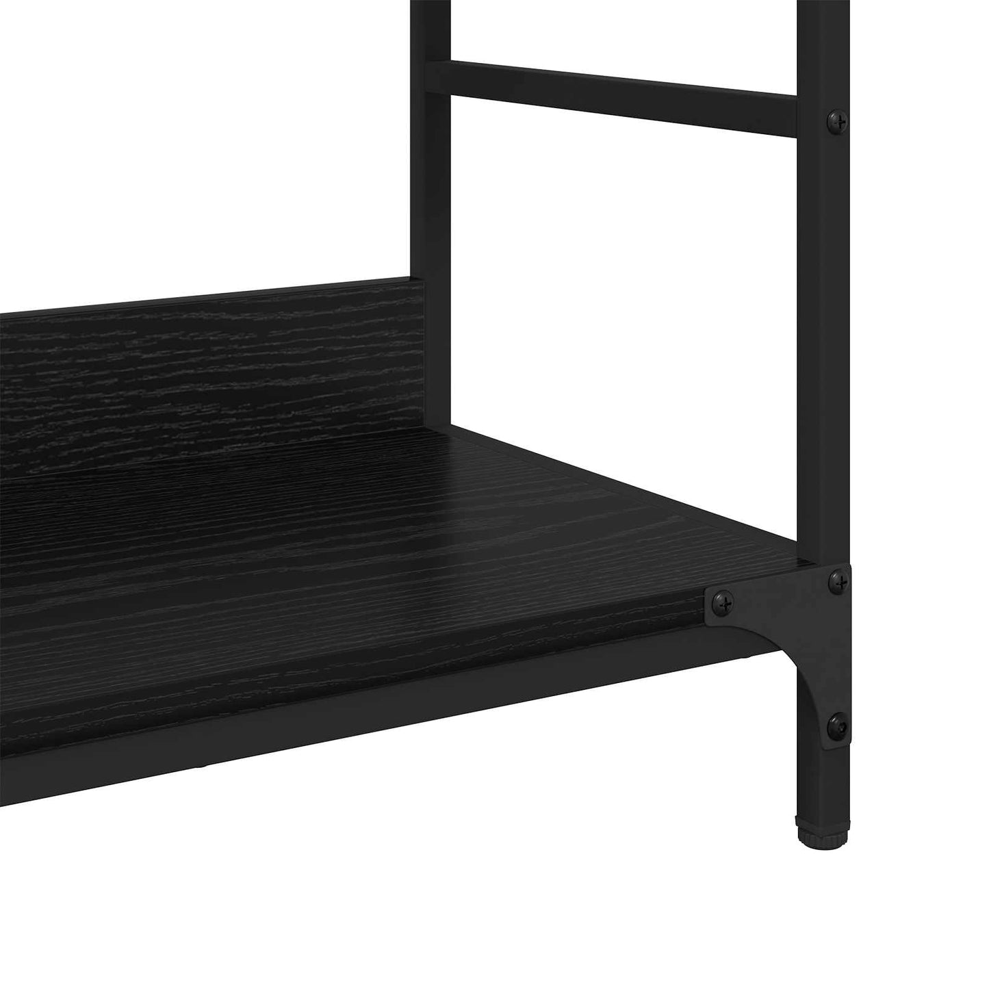 Könyvespolc 4 szintes 78.5 x 33 x 82 cm Szerelt Fa Musta tammi