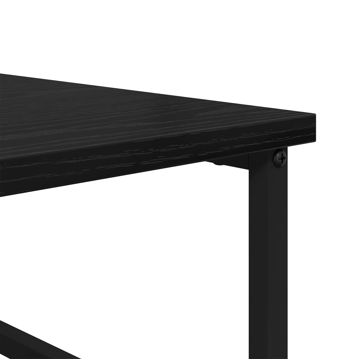 Könyvespolc 4 szintes 50 x 33 x 153 cm Szerelt Fa Fekete tölgy